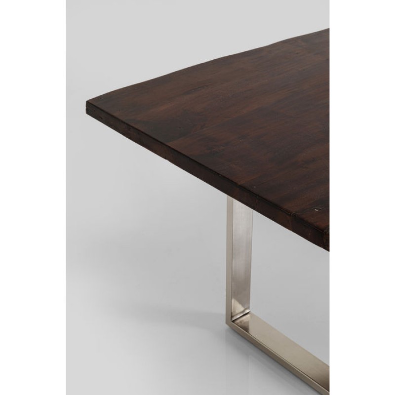 Table Harmony Dark Chrome 180x90